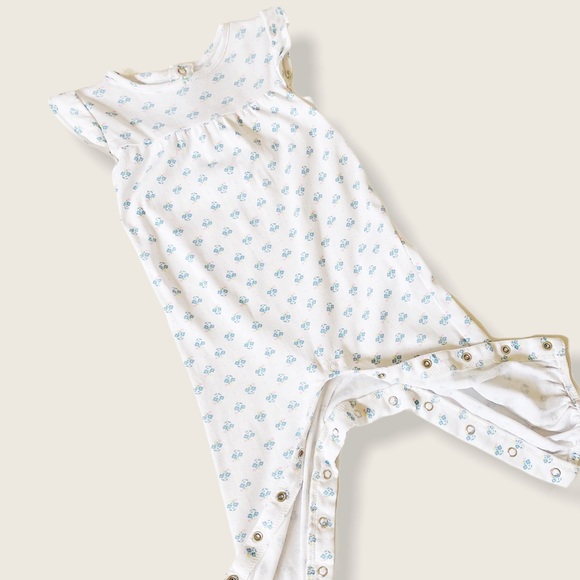 Carter’s 12M Short Sleeve Floral Print Romper - Picture 4 of 7